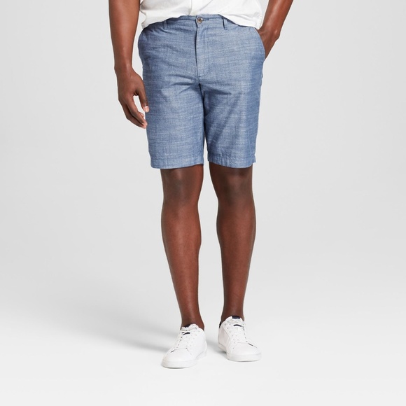 Goodfellow & Co Other - Geneva Blue Chambray Linden Flat Front Chino Short